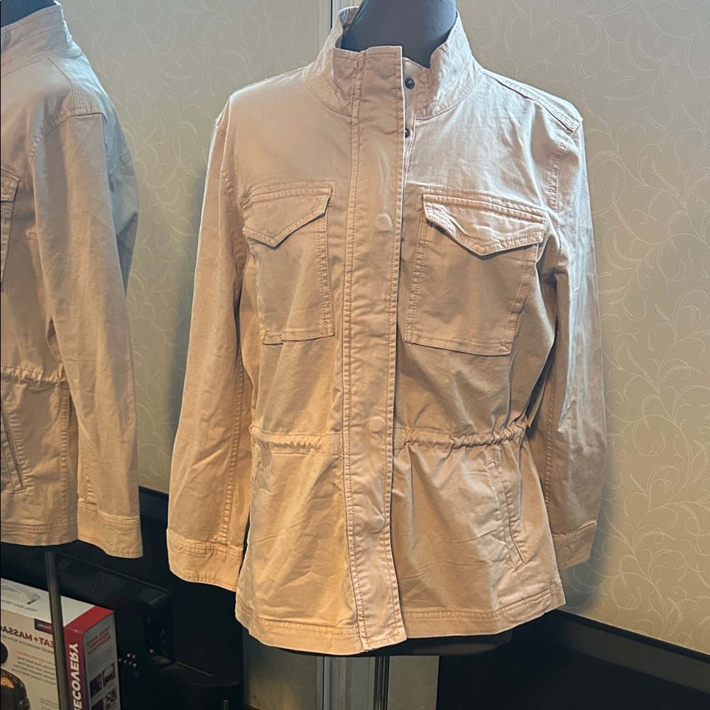 Women's Lightweight Utility Jacket - Beige